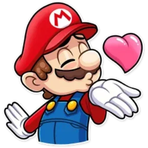 mario, mario, mario sticker