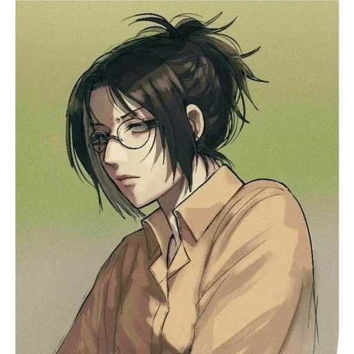 hanji, hanji zoe, hanji zoe, anime guys, hanji zoe profile