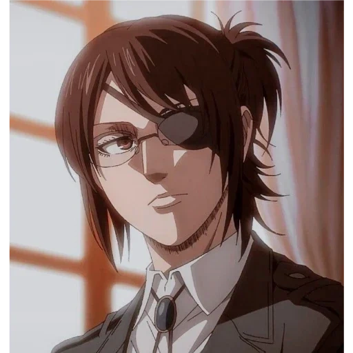 hanji, hanji, hanji zoe, hanji zoe, anime characters