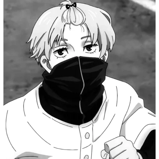 figura, toge inumaki, menino anime, jujutsu kaisen, personagem de anime