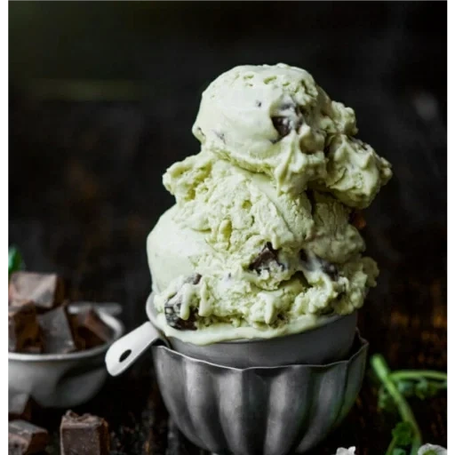 мороженое мята, мятное мороженое, мороженое мята брауни, mint chocolate ice cream, мятное мороженое шоколадной крошкой