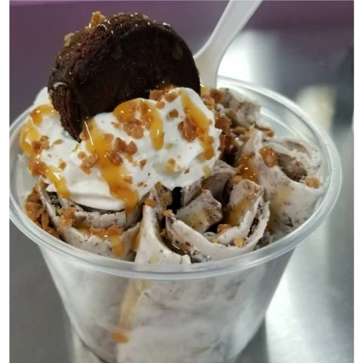 еда, твиттер, мороженое, тайское мороженое, мороженое орео ведро