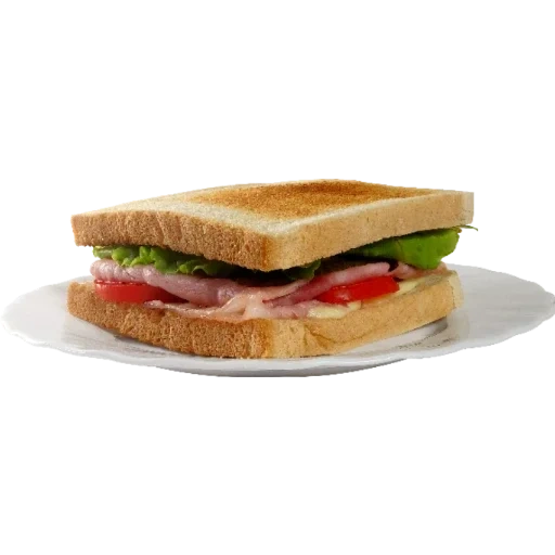 сэндвич тарелке, сэндвич ветчиной, sandwiches spotlight, бутерброд белом фоне, сэндвич кубано белом фоне