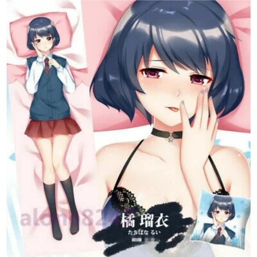 anime, anime, domestic na kanojo, rui tachiban dakimakura, rui tachiban dakimakura nude