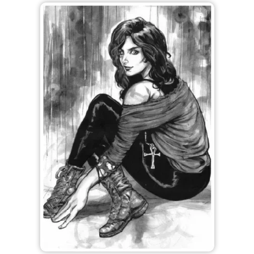 young woman, illustration, art drawing, fantasy drawings, beautiful artes death