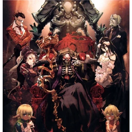 overlord, overlord ainz, cartoon overlord, the lord of hell anime, overlord maruyama kugen