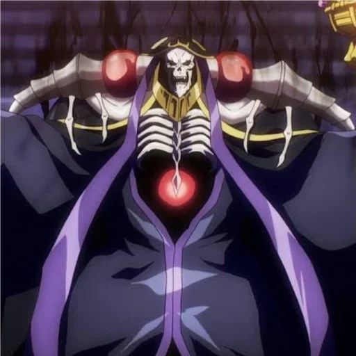 overlord, ainz oul gong, ainz oal goun, momong overlord, vladyka anime ains