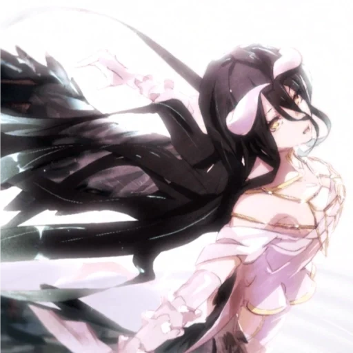 albedo, overlord albedo, albedo overlord, lord albedo, anime lord albedo