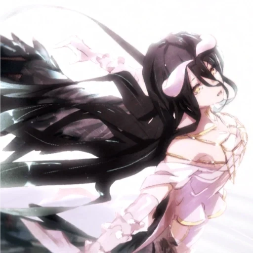 albédo, overlord albedo, albédo overlord, le roi de l'albédo, le roi de l'albédo d'anime