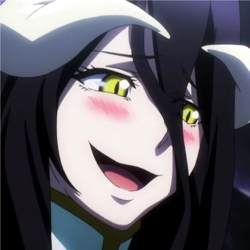 albedo, albédo, anime albédo, albedo overlord, albédo d'animation overlord