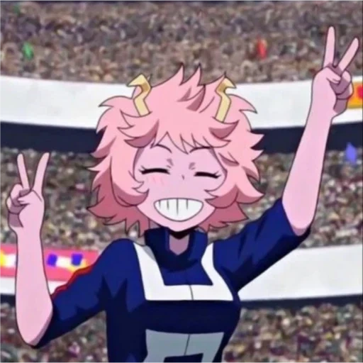 mina ashido, ashido mina, my heroes academy, my heroes academy saison 2, anime my hero academy