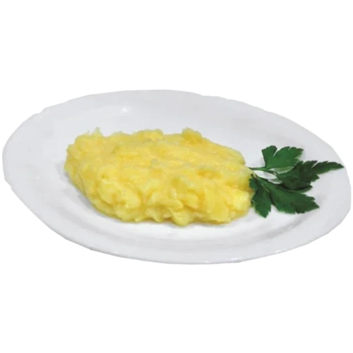 mashed potatoes, mashed egg, mashed potatoes, potato mashed potatoes of children, 100 grams of potato puree
