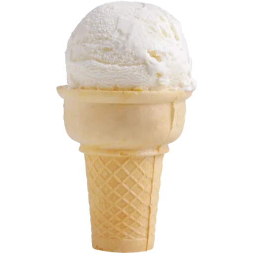 milk ice cream, ice cream, vanilla ice cream, a glass of ice cream, ice cream with a waffle cup