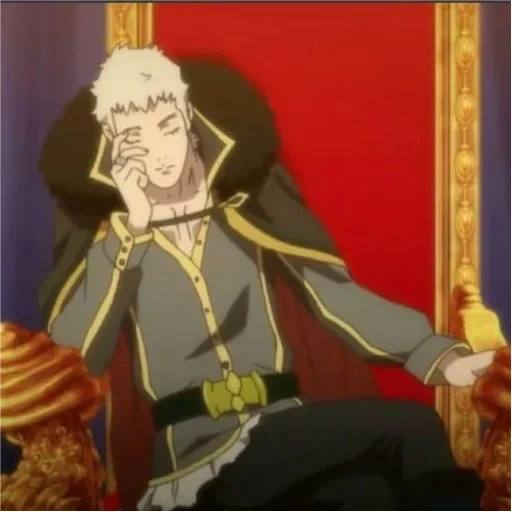 the king, anime fury, könig von mel romac, shingeki no bahamut, könig des zorns von bahamut