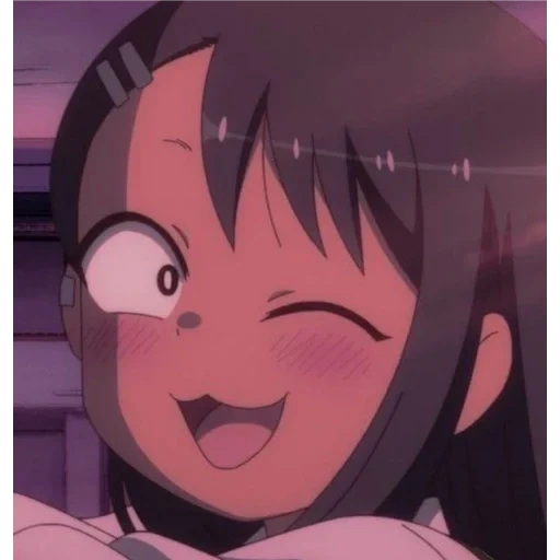 ahegao, nagatoro san, avatar de anime, personagens de anime, anime nagatoro san