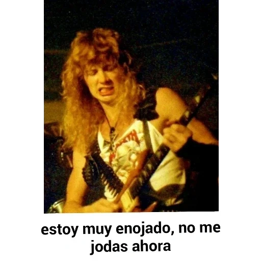 kerry king, campo do filme, dave mustain, megadeth 1984, dave mustain 1984