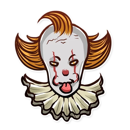 c'est, parker, pennywise le clown, vecteur joker pennywise