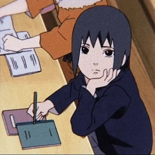 naruto, toropets, picture, naruto uchiha, itachi is a student of the academy
