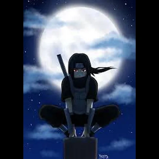 george jiuan, ninja de fogo da lua, ithaca anbu long, roupa de lua ninja, itachi uchiha shinobi