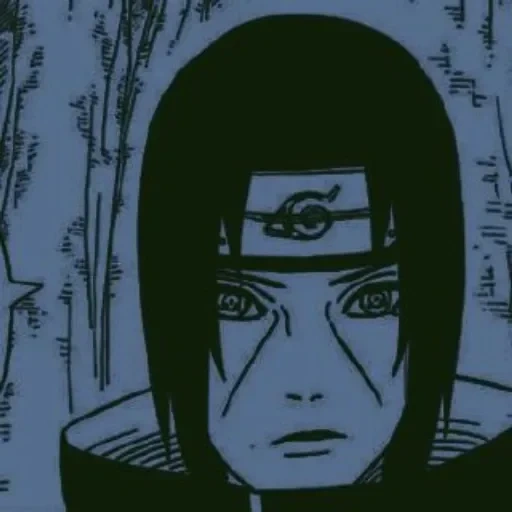 itachi, figura, arte de ithaca, o mistério de ithaca, rosto inteiro de ithaca