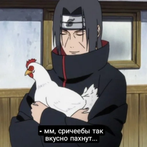 itachi, naruto, itati utha, naruto lucu, ayam itachi