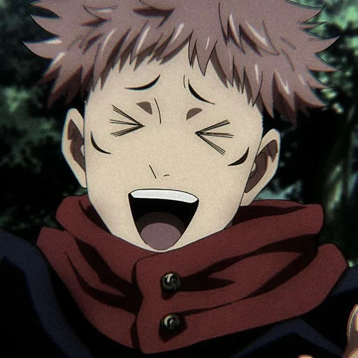 jujutsu, gridare, jujutsu kaisen, itadori yuji sokhra, personaggi blu esorcisti