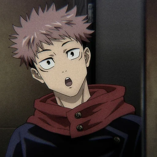 yuji itadori, jujutsu kaisen, personaggi anime, anime itadori yuji, jujutsu discovery anime