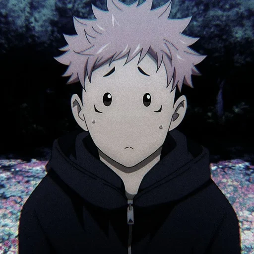 yuji itadori, itadori yuuji, jujutsu kaisen, personagens de anime, yuuji itadori observa a janela