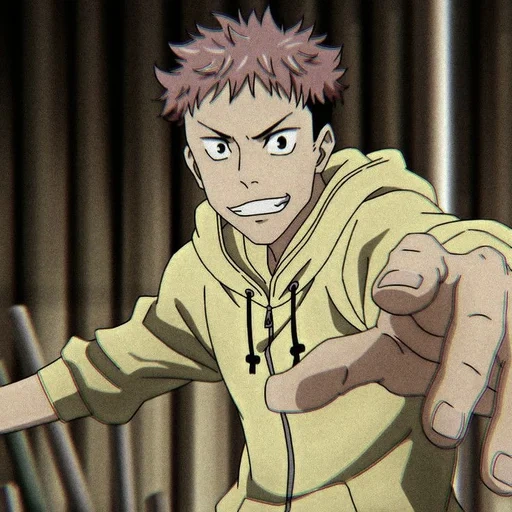 jujutsu, itadori yuji, itadori yuji, jujutsu kaisen, anime jujutsu kaisen