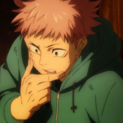 anime, itadori yuji, personajes de anime, el anime es popular, magic battle jujutsu kaisen tv