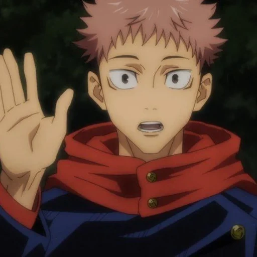 jujutsu, itadori yuji, tanto hioshi, jujutsu kaisen, personaggio di anime