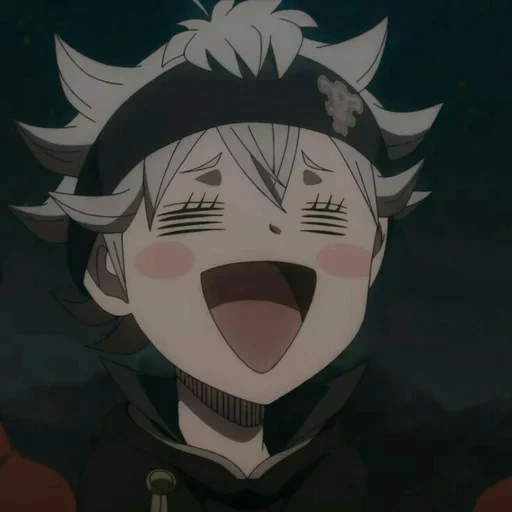 аниме, black clover, черный клевер, black clover asta, аста чёрный клевер