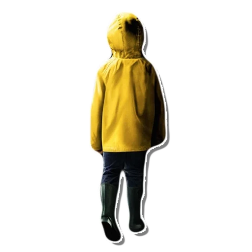 manusia, jubah kuning, jaket kuning, georgie denbro, ghost georgie denbro