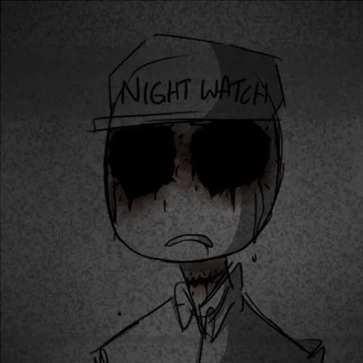 рисунок, майк шмидт фнак, night guard фнаф, five nights at freddy's