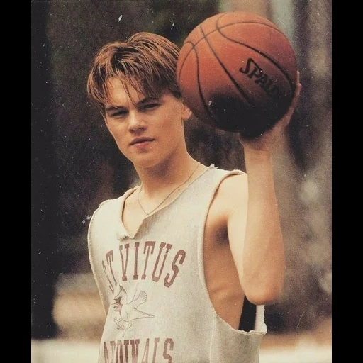 leonardo da vinci, leonardo dicaprio, journal d'un joueur de basket-ball, le jeune leonardo dicaprio, journal de basket-ball de leonardo dicaprio