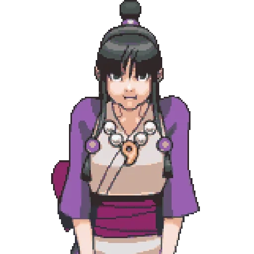 ace attorney майя, майя фей ace attorney, ace attorney, майя ace attorney спрайты, maya fey sprites