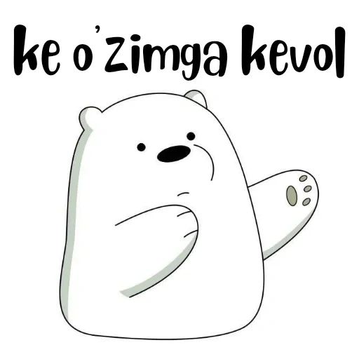 gracioso, oso, oso blanco, icebear lizf, oso polar