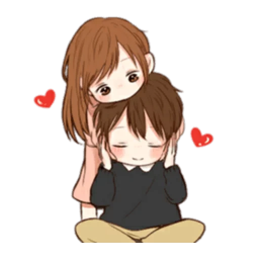 cute cartoon couple, anime lovers painting, cartoon cute pattern, cute cartoon lovers, lovely toco japan cawai its love