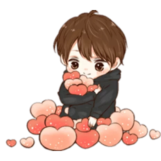 figura, red cliff bts, taihang red cliff, bts vkook chibi, red cliff art bts taiheng