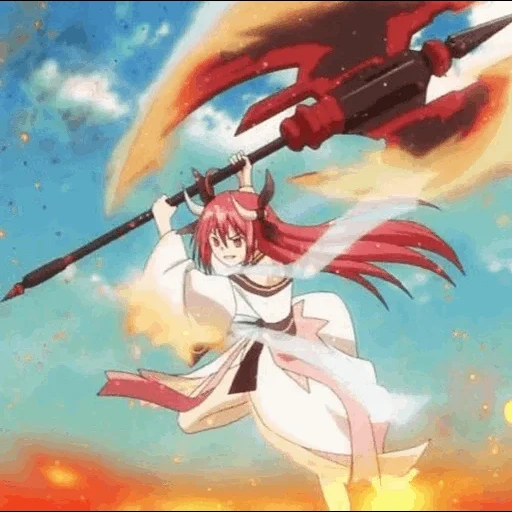 anime girl, tail red anime, anime kombairi ichizuka, kotori itsuka kamael, mobile desktop itsuka kotori