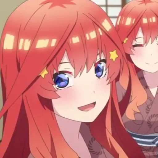 animación, chica de animación, personajes de animación, animación go-toubun no hanayome, go toubun no hanayome segunda temporada