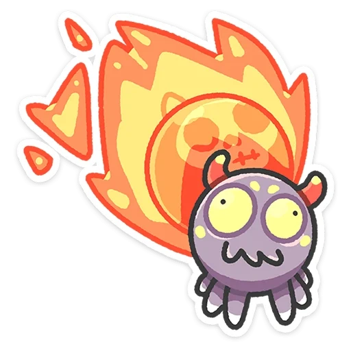 burning zombie baking powder, flame zombie worm