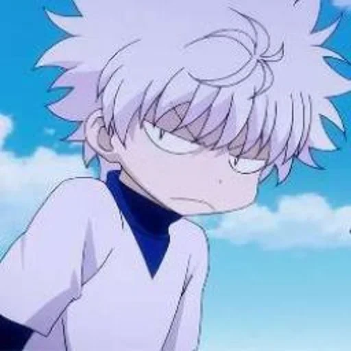 killoi edith, killua anger, tangkapan layar killoi, killua tidak senang, hunter x hunter 3