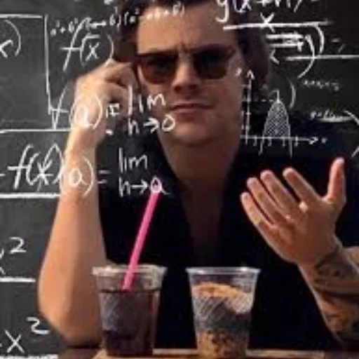 harry, orang, harry styles, papan kapur putih, matematika vertikal