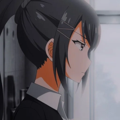 animação, menina anime, personagem de anime, papel de animação, yukino yukinoshita