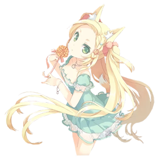 anime, anime neko, nico anime art, anime kawai neko, foxy girl anime 2007 personnages