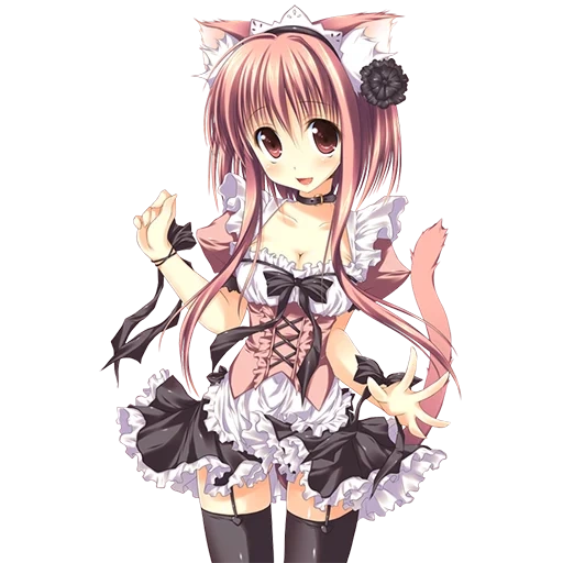 animation, sky animation, anime neko, nozida animation, maid cartoon field