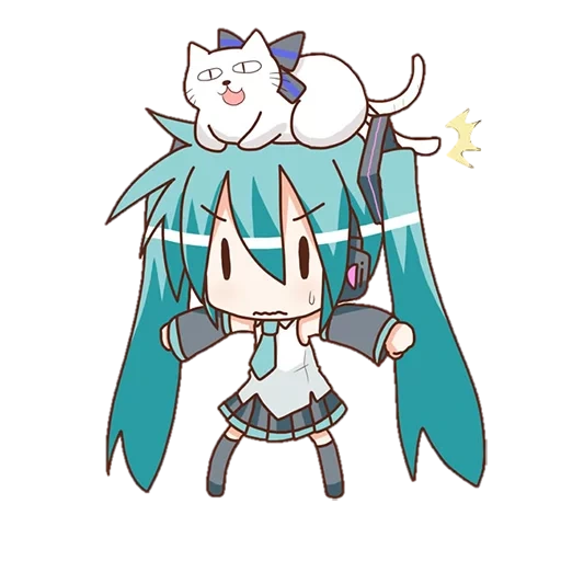 chibi rice storehouse, hatsune mihisa, sanku chuyin chibi, hatsune miku chibi, hatsune mihisa chibi