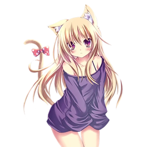 nekan, anime nyashki, anime nyashny, gato de anime, chicas de anime nyashki