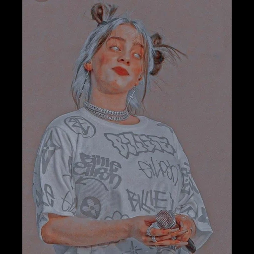 croquis, billy ailish, idées de dessins, l'art du dessin, portrait de billie eilish